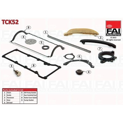 Sada rozvodovej reťaze FAI AutoParts TCK52