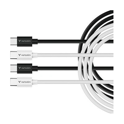 Verbatim 32391 USB USB C samec - USB C samec 60W 1m černo bílý