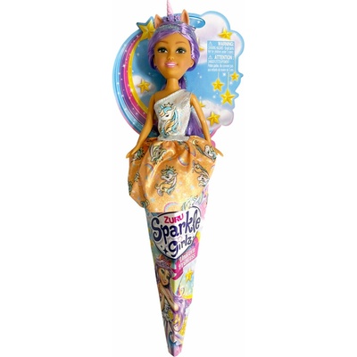 Víla jednorožec Sparkle Girlz v kornútku Typ: 3
