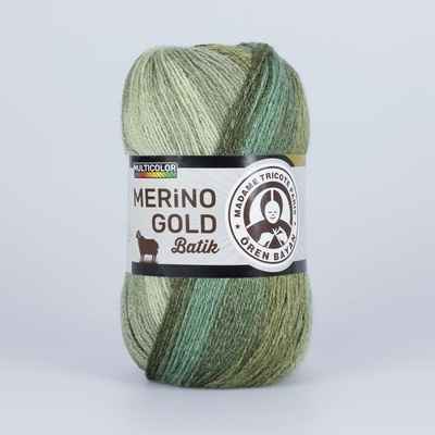 Pletacia priadza Madame Tricote Paris Merino Gold Batik 100 g - 842
