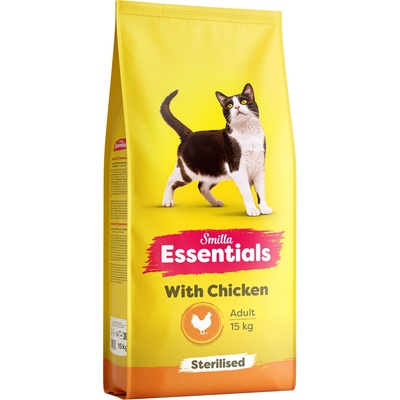 Smilla Essentials Adult Sterilised s kuřecím 15 kg