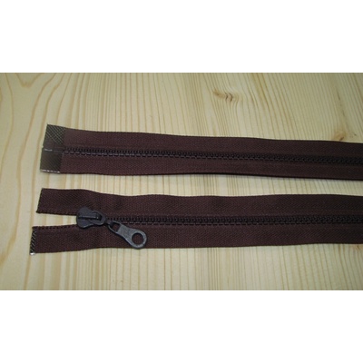 Zips kostenný bordová tmavá 5mm deliteľný 55cm