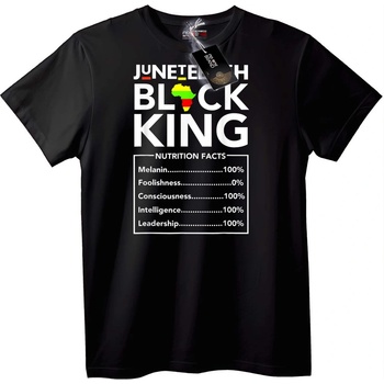 NOONEBRAND Тениска Juneteenth Black King - L, Black