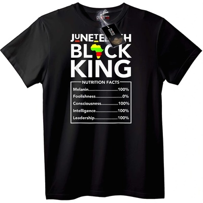 NOONEBRAND Тениска Juneteenth Black King - L, Black