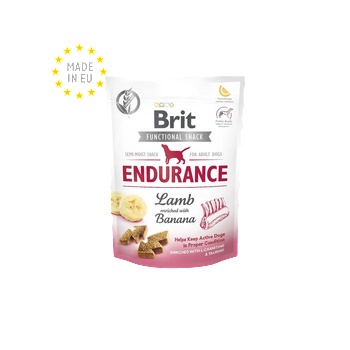 Brit Care Dog Functional Snack Endurance Lamb - лакомство за издръжливост с агнешко и банан 150 гр