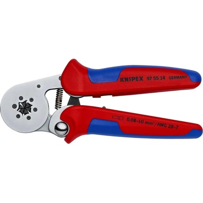Samomontážní lisovací kleště Knipex 97 55 14 pro koncové dutinky – Zboží Dáma