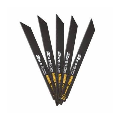 Биметален трион 305 мм за бързо рязане на метали, фитинги, тръби, профили - редуващи се зъби (5 бр. ) DT2409L (DT2409L)