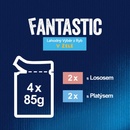 Felix Fantastic losos a platesa v želé 4 x 85 g