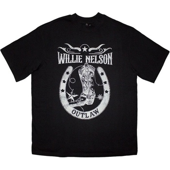 Willie Nelson Риза Outlaw Oversized Unisex Black L (WNOSTS15MB03)