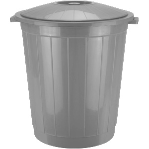 HORECANO cleaning-Кош за смет с капак 70l СИВ (hc-33484) (0133484)