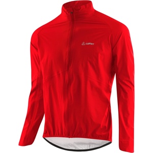Löffler Мъжко водоустойчиво яке за колоездене Löffler Bike Jacket WPM Pocket Cycling jacket - Red - размер 48 (EU) (051-0583-0312)