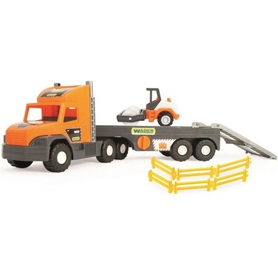 Wader Играчка голям камион с ремарке и валяк (36740)