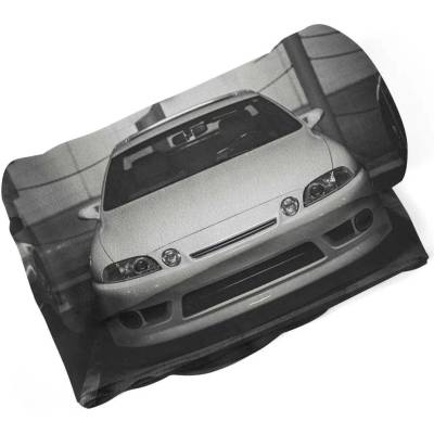 Sablio Deka Bílé sportovní auto 150x120