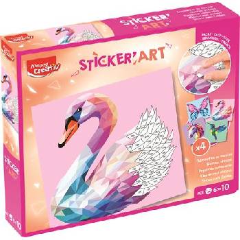 Maped Творчески комплект стикери, специални животни, MAPED CREATIV "Sticker Art" 906913 (906913)