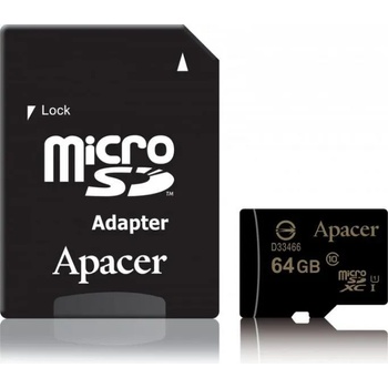 Apacer microSDXC 64GB Class 10 UHS-I AP64GMCSX10U1-R