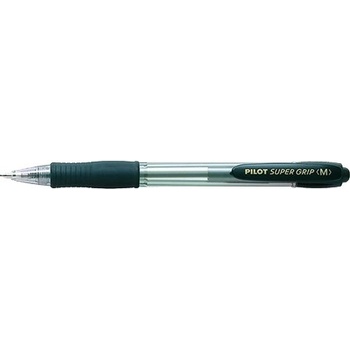 Pilot Химикалка, 0, 22 мм, с бутон, PILOT "Super Grip", черна BPGP-10R-F-B (BPGP-10R-F-B)