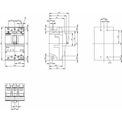 Siemens 63-160A 3VA2116-5HL32-0AA0
