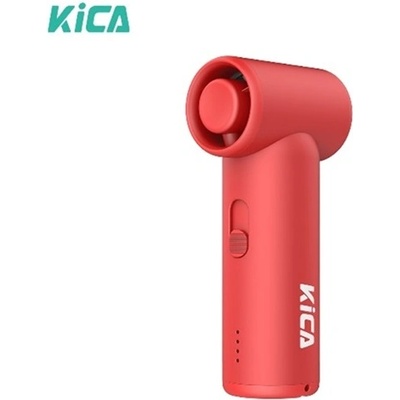 KiCA FY4389 JetFan Mini многофункционален въздуходувка, 36000 об/мин, скорост 7, 15 м/с, 3000mAh, живот на батерията 2, 6 часа, червен (FY4389)