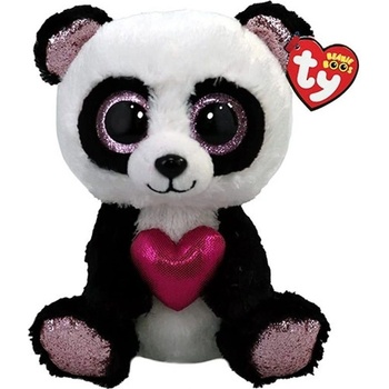 TY Beanie Boos Esme panda se srdcem 36538 15 cm
