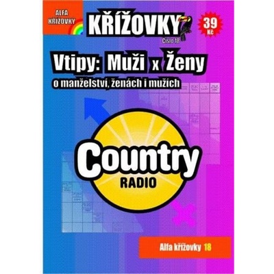 Křížovky 17 - Vtipy muži x ženy s Country rádiem - autor neuvedený