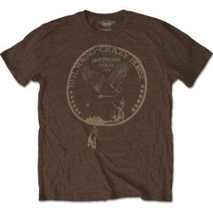 Neil Young Tour '76 Seal Brown 2XL Риза (NYTS05MBR05)