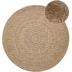 Hanse Home Бежов килим за открито , Ø 160 cm Almendro - NORTHRUGS (103998-160)