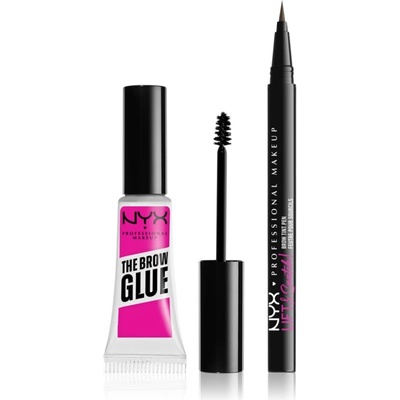 NYX Professional Makeup Eyebrow set комплект за вежди 2 бр