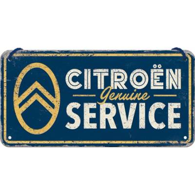 Nostalgic Art Plechová Ceduľa Citroën Genuine Service