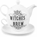Alchemy gothic Комплект за чай ALCHEMY GOTHIC - Fine Bone China - Witches Brew Hex - ATS3