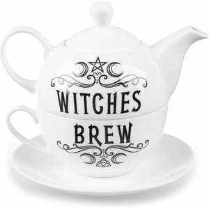 Alchemy gothic Комплект за чай ALCHEMY GOTHIC - Fine Bone China - Witches Brew Hex - ATS3