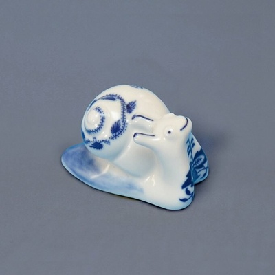 Český Porcelán Dubí Cibulák Slimák 6,5 cm Originálny