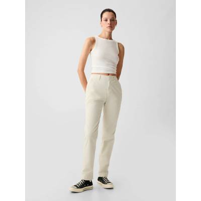 GAP Хаки панталони Mid Rise downtown GAP GAP | Bezhov | ЖЕНИ | 12