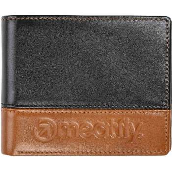 MEATFLY кожена портмоне Eddie Premium Black / Oak Meatfly | Cheren | МЪЖЕ | ЕДИН РАЗМЕР