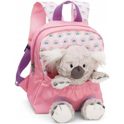 NICI BATOH S PLYŠÁKEM 21X26CM KOALA 25CM RŮŽOVÝ