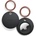 elago Силиконов ключодържател за Apple AirTag - Elago AirTag Basic Keychain Case (черен) (EATSC-BA-BK)