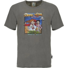 E9 pánské triko Strong Hero-S20 šedá