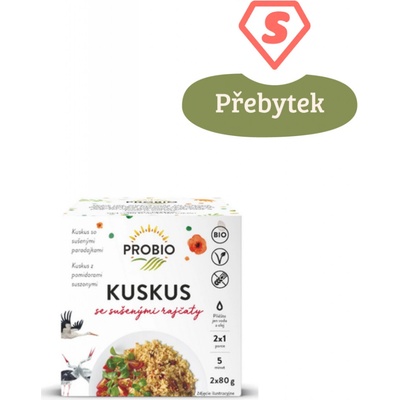 Probio Kuskus se sušenými rajčaty BIO 2 x 80 g
