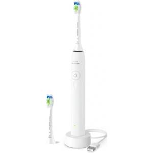 Philips Електрическа звукочестотна четка за зъби Philips Sonicare Series 3100 HX4032/21 бяла + 1 накрайник бонус (HX4032/21)