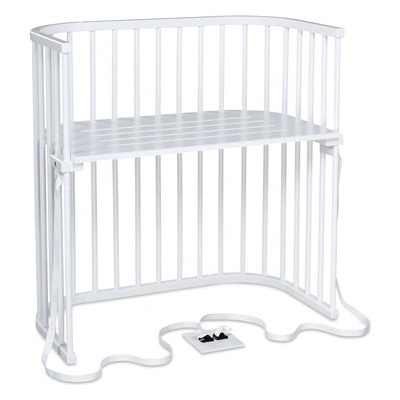 TOBI přístavná Babybay Boxspring white nalakovaná