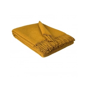Interblanket Вълнено Одеяло 100% Естествена Вълна - 150×200 См, Горчица