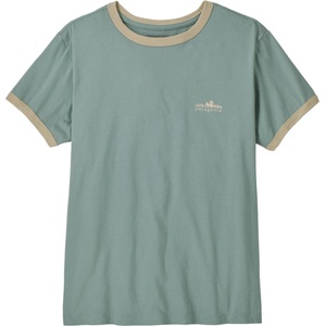 Patagonia Дамска тениска Patagonia Women's Fitz Roy Foothills Ringer Tee T-shirt - Cover Green (916-7797-0214)