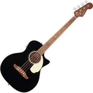 Fender California Deluxe Kingman Bass CE WN Black Акустична бас китара