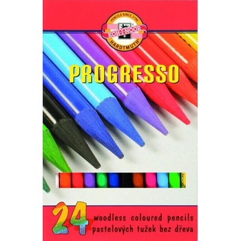 KOH-I-NOOR Progresso Woodless Coloured Pencils Комплект цветни моливи 24 бр (8758024007PZ)