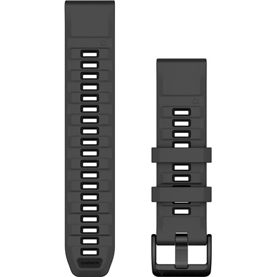 Garmin Силиконова каишка Garmin QuickFit 22 мм, сива с черно, 010-13392-10 (010-13392-10)