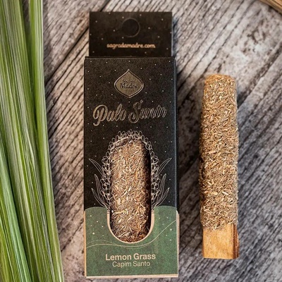 Sagrada Madre Tyčinka Palo Santo s citrónovou trávou 1 ks