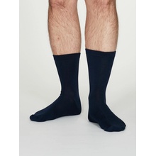 Thought Fashion UK bambusové ponožky Jimmy Solid navy tmavě modrá