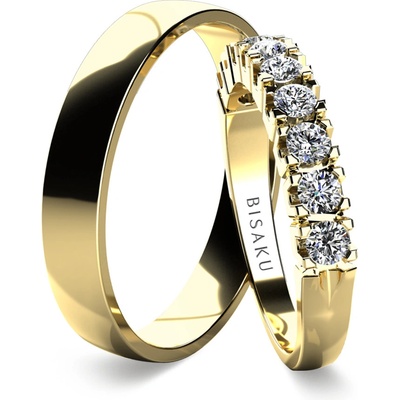 Bisaku Snubní Narcis III BIS B302373G Žluté zlato