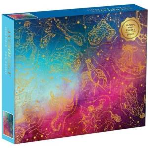 Galison Пъзел Зодиакално съзвездие 1000 части (CHB5750)