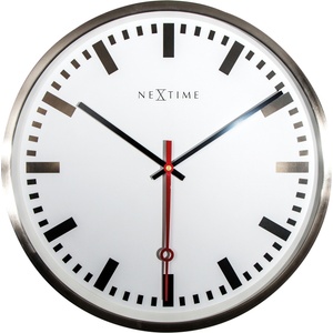 NeXtime Стенен часовник Super Station индекс (3127ST)