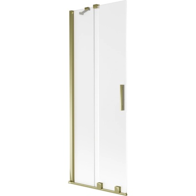 Mexen Velar двукрилен плъзгащ параван за вана 70 x 150 см, матиран, златен - 896-070-000-31-50 (896-070-000-31-50)